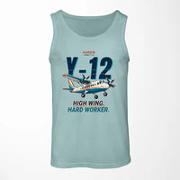 Thumbnail for Harbin Y-12E - Cartoon - Tank Top - Light Green