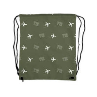 Thumbnail for Harbin Y-12E - Drawstring Bag - 3D Pattern - Green Army