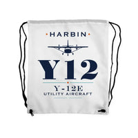 Thumbnail for Harbin Y-12E - Drawstring Bag - Heritage - White