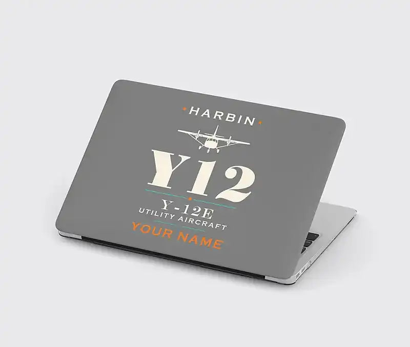 Harbin Y-12E - Heritage + Name - MacBook Case - Gray