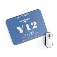 Thumbnail for Harbin Y-12E - Heritage + Name - Mouse Pad - Blue