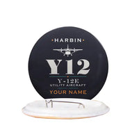 Thumbnail for Harbin Y-12E - Heritage + Name - Pin - Black