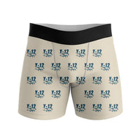 Thumbnail for Harbin Y-12E - Men Boxers - Cartoon Pattern - Beige