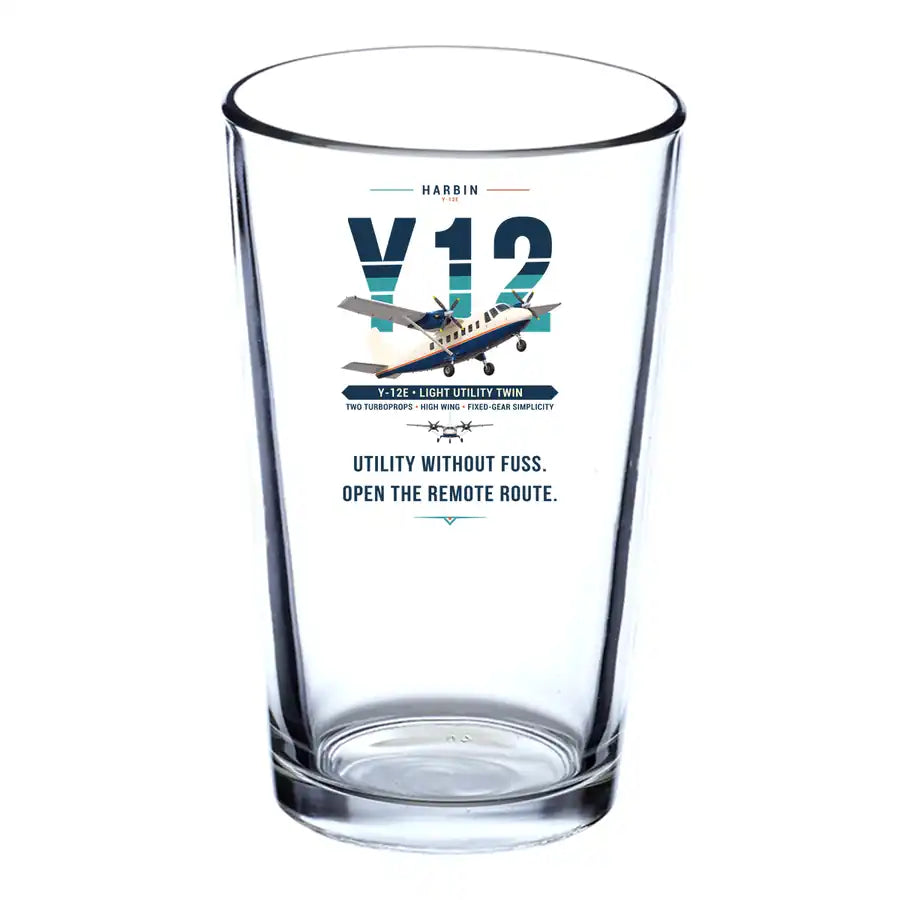 Harbin Y-12E - Original - Beer & Water Glass