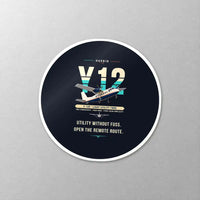 Thumbnail for Harbin Y-12E - Original - Circle Sticker - Close-up