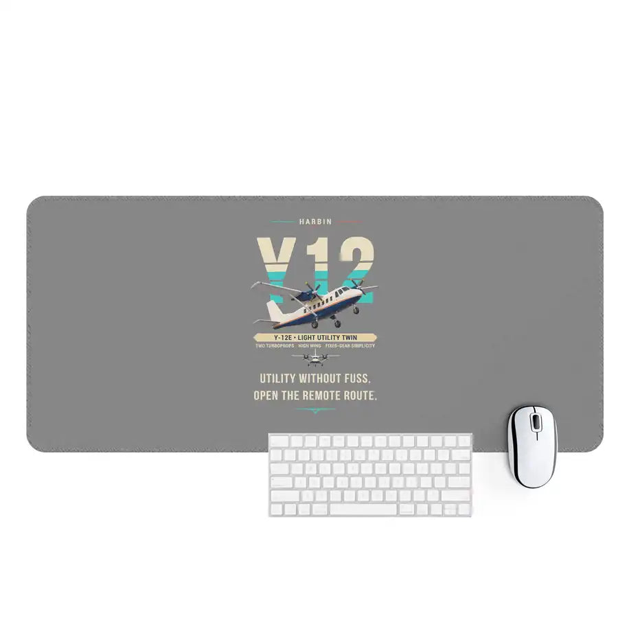 Harbin Y-12E - Original - Desk Mat - Gray