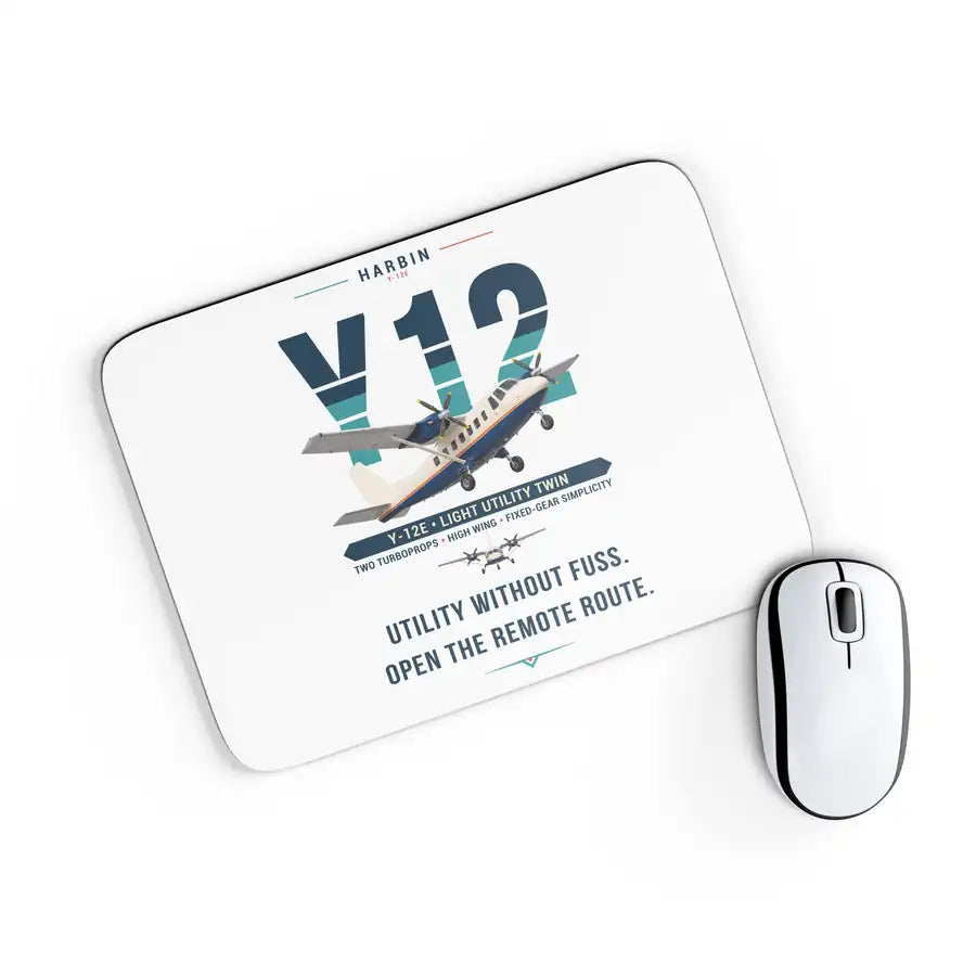 Harbin Y-12E - Original - Mouse Pad - White
