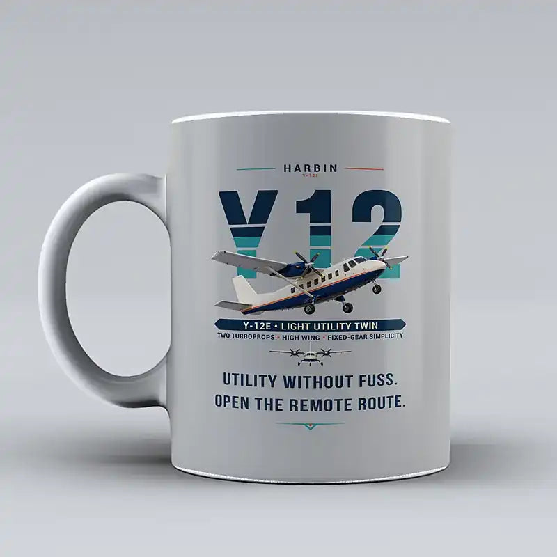 Harbin Y-12E - Original - Mug - Light Gray
