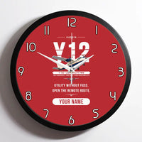 Thumbnail for Harbin Y-12E - Original + Name - Framed - Red