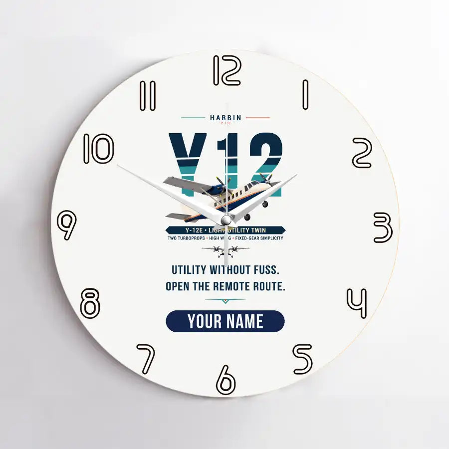 Harbin Y-12E - Original + Name - No Frame - White