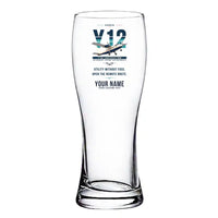 Thumbnail for Harbin Y-12E - Original + Name - Pilsner Beer Glass