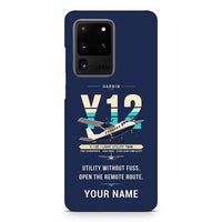 Thumbnail for Harbin Y-12E - Original + Name - Samsung Case - Navy Blue