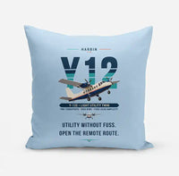 Thumbnail for Harbin Y-12E - Original - Pillow - Light Blue