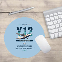 Thumbnail for Harbin Y-12E - Original - Round Mouse Pad - Light Blue