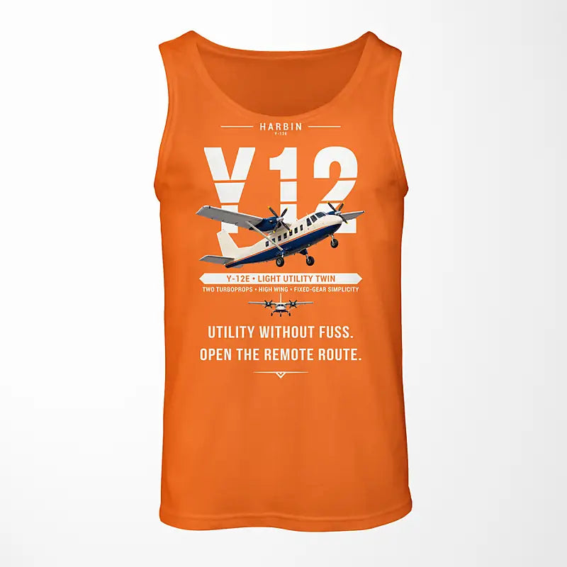 Harbin Y-12E - Original - Tank Top - Orange