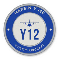 Thumbnail for Harbin Y-12E Patches - Circle - Royal White