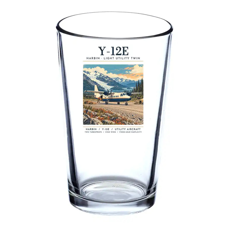 Harbin Y-12E - Poster - Beer & Water Glass