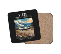 Thumbnail for Harbin Y-12E - Poster - Coaster - Black