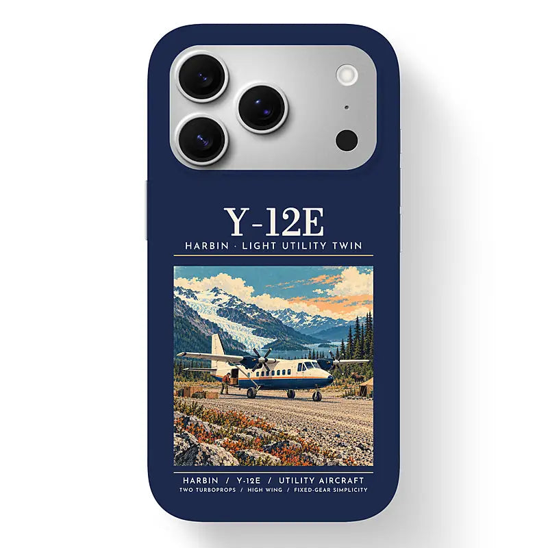 Harbin Y-12E - Poster - MagSafe iPhone 17 Pro - Navy Blue
