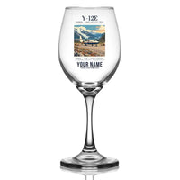 Thumbnail for Harbin Y-12E - Poster + Name - Wine Glass