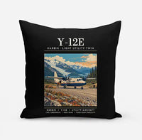 Thumbnail for Harbin Y-12E - Poster - Pillow - Black