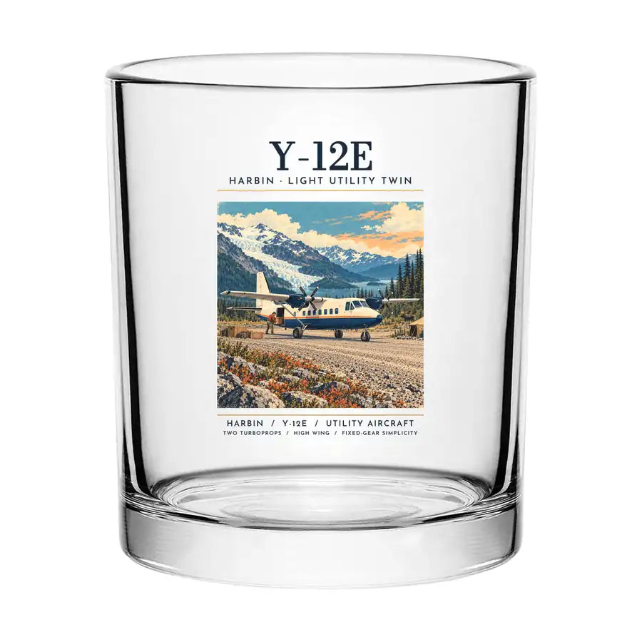 Harbin Y-12E - Poster - Special Whiskey Glass