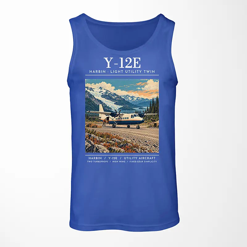 Harbin Y-12E - Poster - Tank Top - Blue