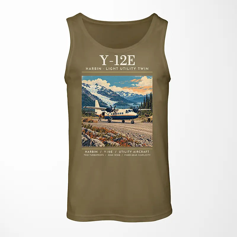 Harbin Y-12E - Poster - Tank Top - Green Army
