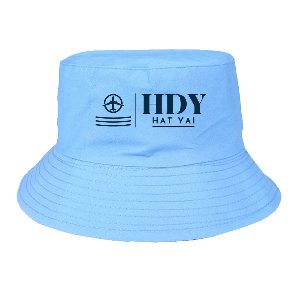 Hat Yai International Airport (HDY) summer hat - light blue