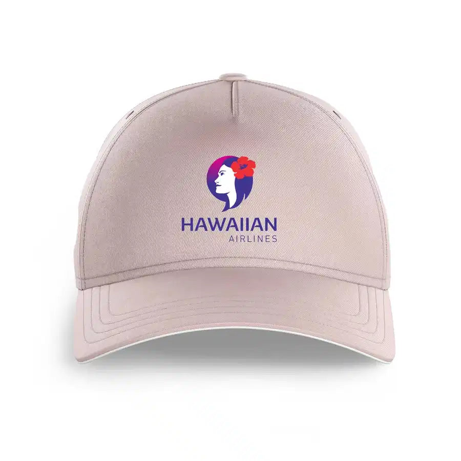 Hawaiian Airlines printed hat - pink