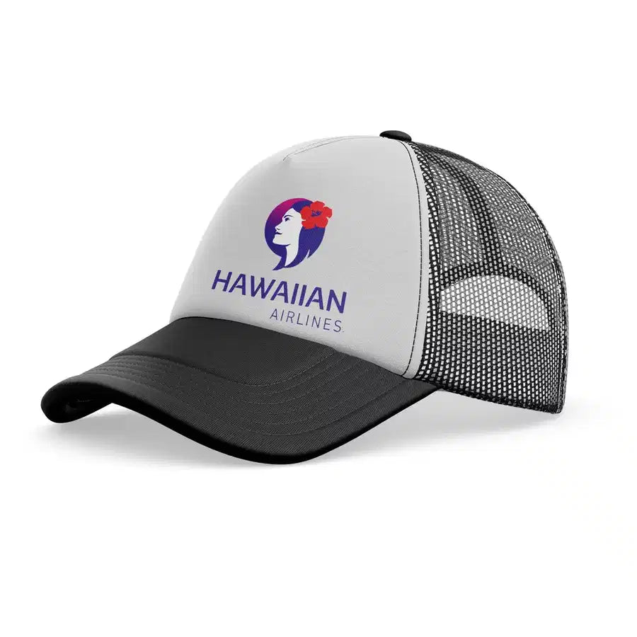 Hawaiian Airlines trucker cap - black