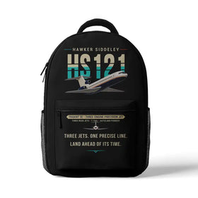 Hawker Siddeley HS 121 Trident 2E 3D Backpacks & Drawstring Bags
