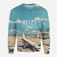 Thumbnail for Hawker Siddeley HS 121 Trident 2E 3D All-Over Print Clothing - Sweatshirt - 3D