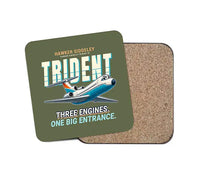 Thumbnail for Hawker Siddeley HS 121 Trident 2E - Cartoon - Coaster - Green Army