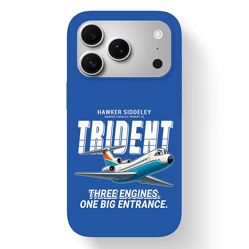 Hawker Siddeley HS 121 Trident 2E - Cartoon - MagSafe iPhone 17 Pro - Blue