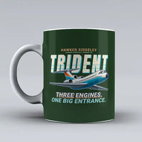 Thumbnail for Hawker Siddeley HS 121 Trident 2E - Cartoon - Mug - Dark Green