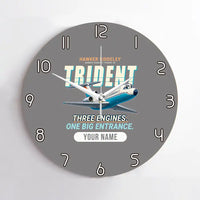 Thumbnail for Hawker Siddeley HS 121 Trident 2E - Cartoon + Name - No Frame - Gray