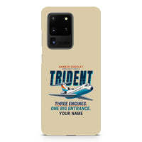 Thumbnail for Hawker Siddeley HS 121 Trident 2E - Cartoon + Name - Samsung Case - Beige