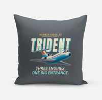 Thumbnail for Hawker Siddeley HS 121 Trident 2E - Cartoon - Pillow - Gray