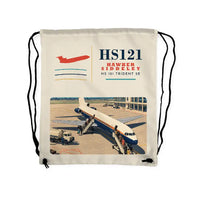 Thumbnail for Hawker Siddeley HS 121 Trident 2E - Drawstring Bag - Classic - Beige