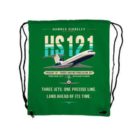 Thumbnail for Hawker Siddeley HS 121 Trident 2E - Drawstring Bag - Original - Green