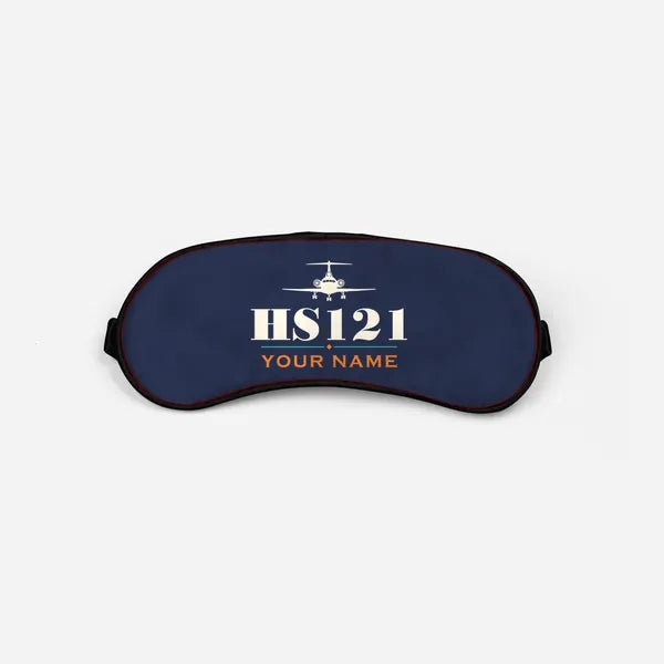 Hawker Siddeley HS 121 Trident 2E - Heritage + Name - Sleep Mask - Navy Blue