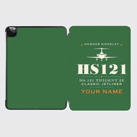 Thumbnail for Hawker Siddeley HS 121 Trident 2E - Heritage + Name - iPad Case - Green