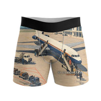 Thumbnail for Hawker Siddeley HS 121 Trident 2E - Men Boxers - 3D + Name - Full Print