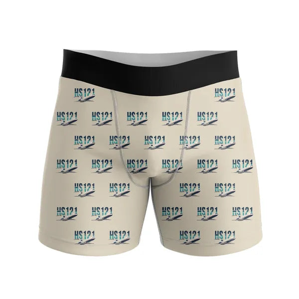 Hawker Siddeley HS 121 Trident 2E - Men Boxers - Original Pattern - Beige