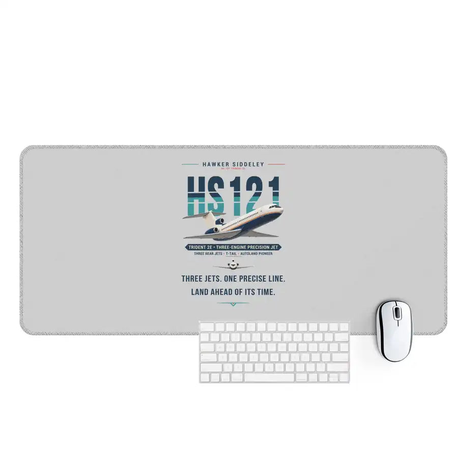 Hawker Siddeley HS 121 Trident 2E - Original - Desk Mat - Light Gray