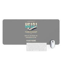 Thumbnail for Hawker Siddeley HS 121 Trident 2E - Original + Name - Desk Mat - Gray