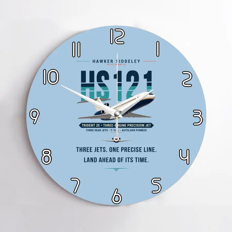 Hawker Siddeley HS 121 Trident 2E - Original - No Frame - Light Blue