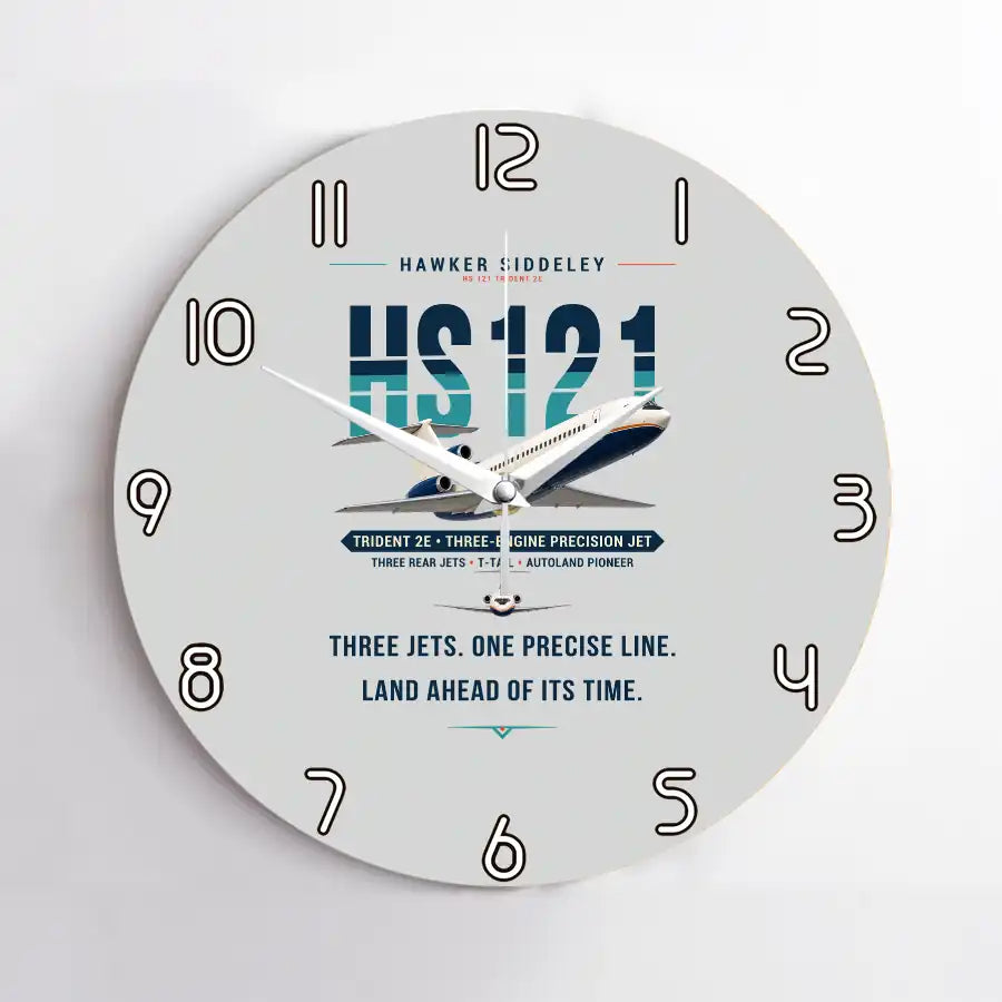 Hawker Siddeley HS 121 Trident 2E - Original - No Frame - Light Gray