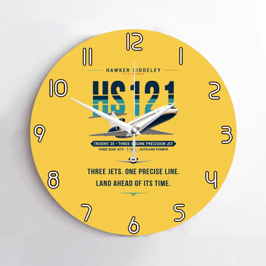 Hawker Siddeley HS 121 Trident 2E - Original - No Frame - Yellow